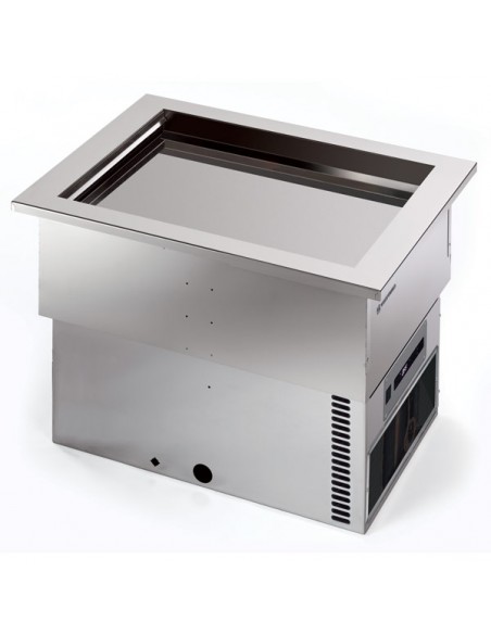 Vasca Refrigerata da Incasso Pasticceria Piano Inox 60x40 ARMONIA64/1