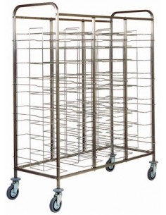 Carrello Portavassoi Universali 30 Vassoi cm 138x62x175h cm - CA1475