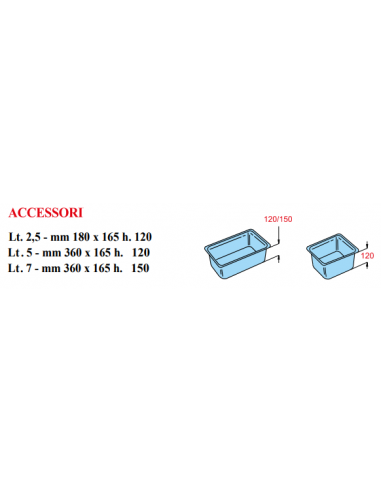 Vetrina per Gelato da Banco - Capacità 3 o 6 Vaschette - MICROGEL3