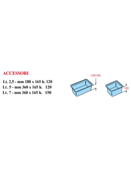 Vetrina per Gelato da Banco - Capacità 3 o 6 Vaschette - MICROGEL3