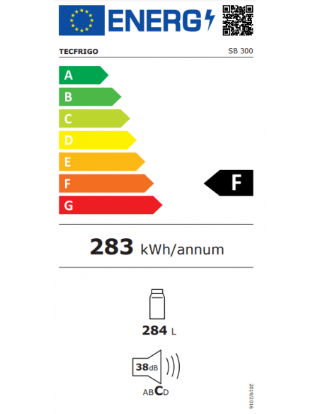 Congelatore a Pozzetto Porta Battente Cieca Capacità 284 Lt - SB300