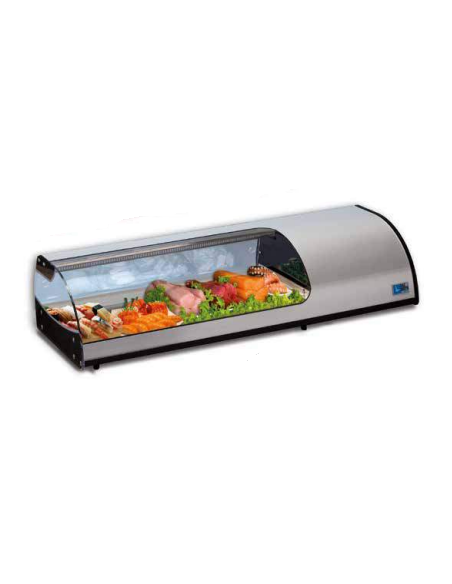 Vetrina Sushi - Piano Inox Refrigerato 705x325 mm - SUSHI4PI