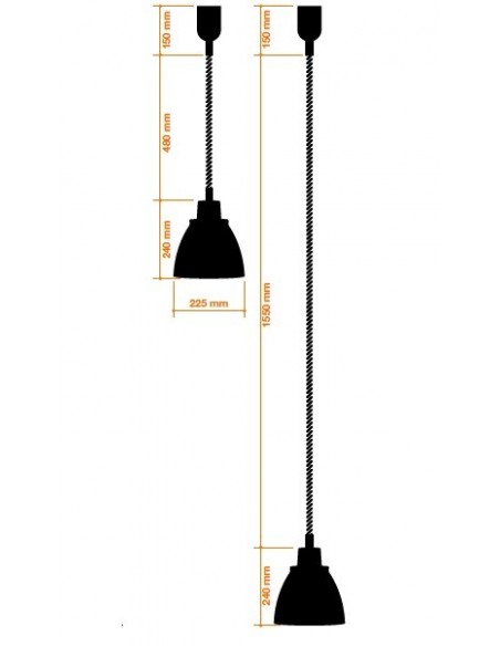 Lampada Riscaldante Infrarossi Alluminio Luce Bianca - NA25W