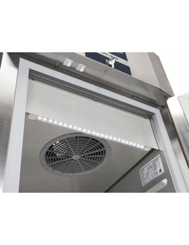 Armadio Frigo Acciaio Inox GN 2/1 Refrigerazione Ventilata - CR7