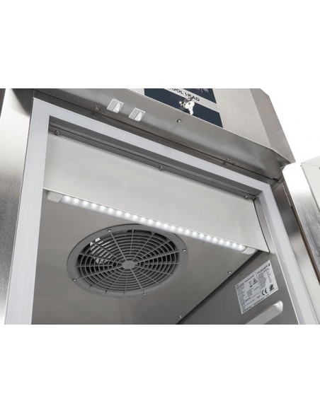 Armadio Frigo Acciaio Inox GN 2/1 Refrigerazione Ventilata - CR7