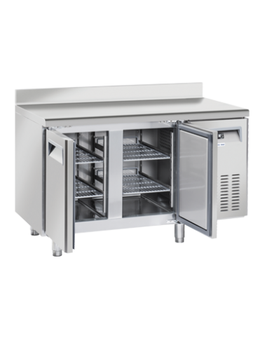 Banco Refrigerato Acciaio Ventilato GN 1/1 - 2 Porte - QR2100