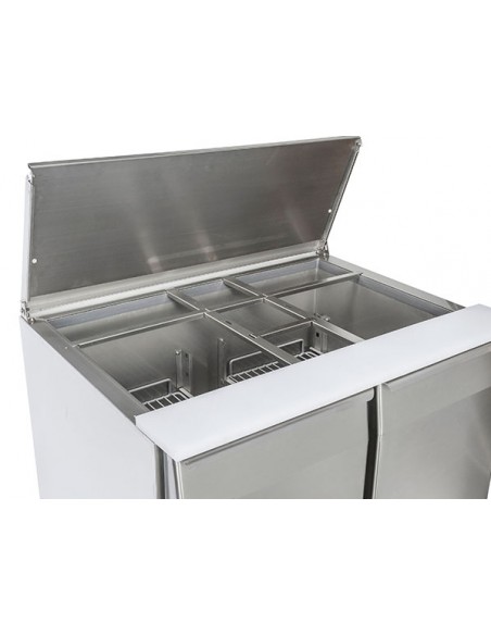Saladette Refrigerata GN1/1 Top Inox Apribile 2 Porte - CR90A