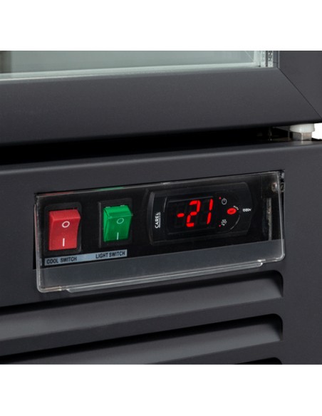 Congelatore Verticale Ventilato - Nero - Capacità 560 Lt - RFG750