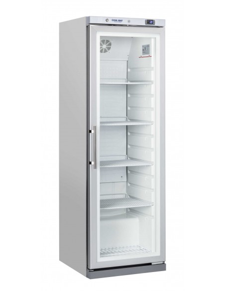 Frigorifero in Acciaio con Porta a Vetro 400Litri - CRXG4