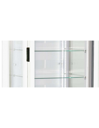 Vetrina Refrigerata Ventilata Bianca Gelateria - GLAMOURTOWERW
