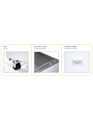 Congelatore a Pozzetto Porta Vetro 436 Lt - FR500PFFK