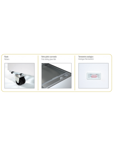 Congelatore a Pozzetto Porta Vetro 436 Lt - FR500PFFK
