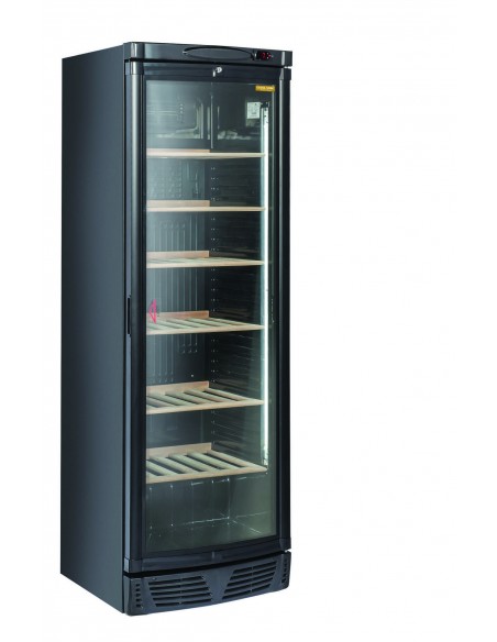 Frigo per Vino Nero Porta Vetro Termostato Digitale - TWN400