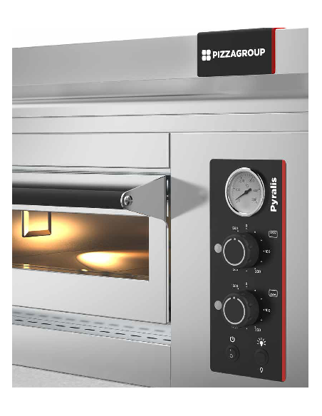 Forno Pizza Elettrico Meccanico - Temp: 450° C - 9 Pizze - PY M9