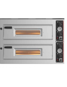 Forno Pizza Elettrico - 2 Camere - Capacità 12 Pizze - ENTRYMAX12