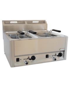 Cuocipasta Elettrico Doppia Vasca da 8 Lt - CP66