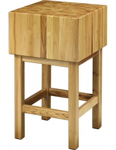 Ceppo in Legno Acacia+Base - Spessore 25 cm - CCL2566