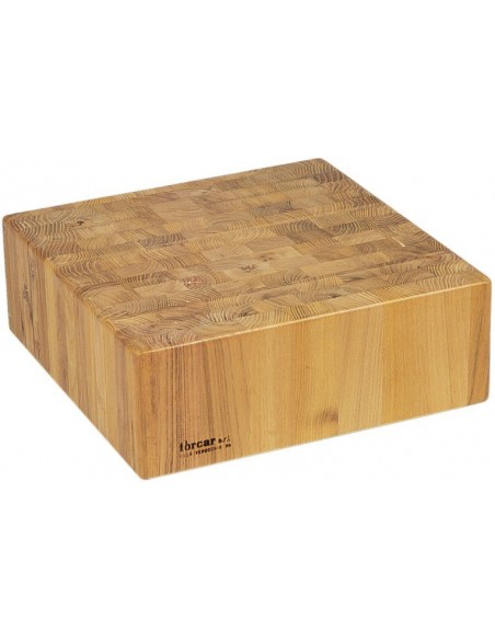 Ceppo in Legno + Base - cm 40x40x90h - Spessore 17 cm - CCL1744