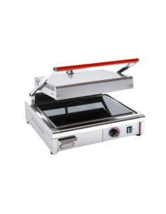 Piastra Panini Singola Vetroceramica Base e Coperchio Liscio