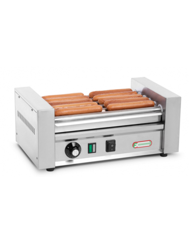 Cuoci Wustel Elettrico con 6 Rulli in Acciaio Inox - CW6/36