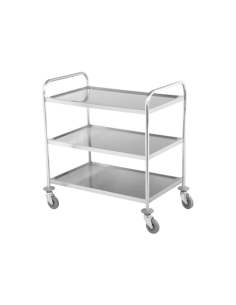 Carrello Servizio Inox Portata 30 Kg a Ripiano - RPCM3