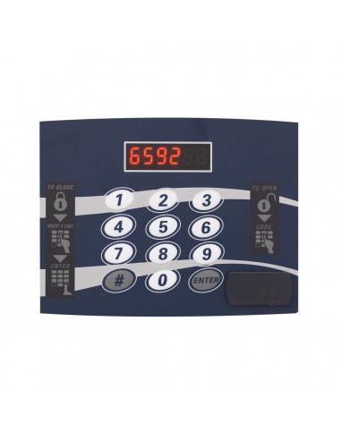 Cassaforte da Camera Hotel Digitale 6 lt Dimensioni 280x200x180h mm