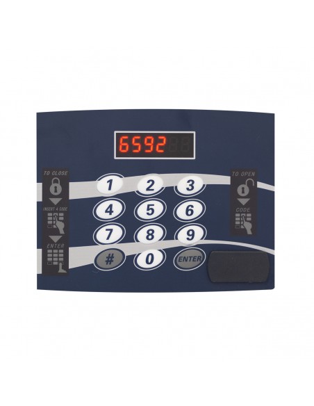 Cassaforte da Camera Hotel Digitale 6 lt Dimensioni 280x200x180h mm