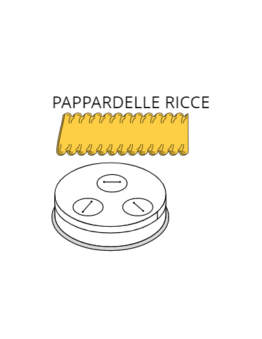 Trafila in Ottone-Bronzo per Pappardelle Ricce da 16 mm