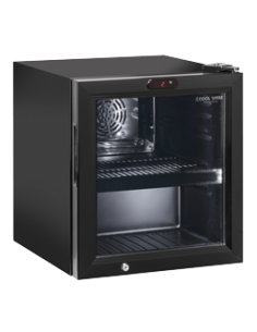 Frigorifero Bevande da Banco Nero 52 Lt Porta Vetro - DC55B