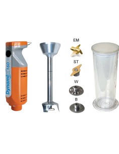 Frullatore ImmersioneVariatore Serie Mini Asta 16 cm e Accessori - MX052