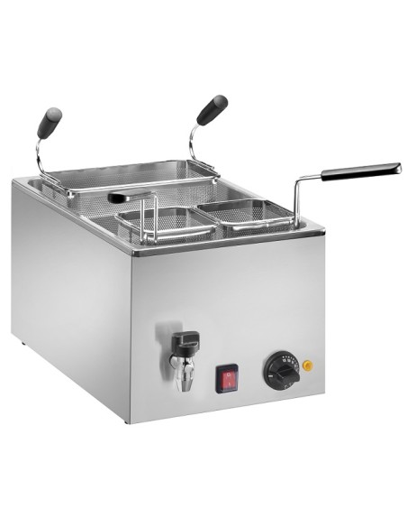 Cuocipasta Elettrico Professionale Amitek da Banco – 3 Cestelli in Acciaio Inox AISI 316