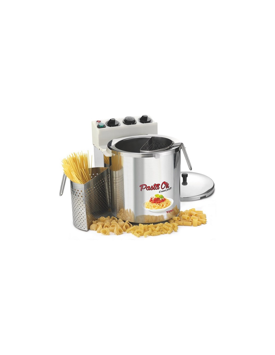 Cuocipasta Elettrico da Banco - 4,5 Lt - 2 Cestelli - Modello CP2098