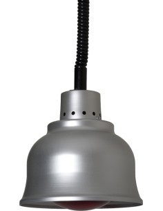 Lampada Riscaldante Alluminio Luce Rossa Diametro 225 mm - LA25R