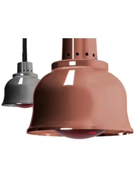 Lampada Riscaldante Alimenti in Rame Luce Rossa - LR25R