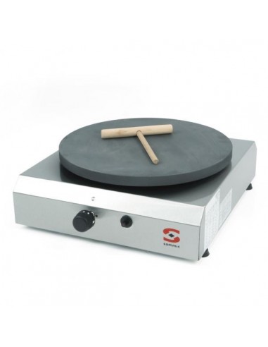 Crepiera a Gas Piastra Singola Diametro Crepes 400 mm