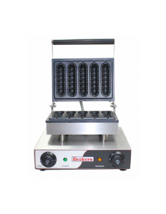 Piastra Waffle con Stecco per 5 Waffle da Asporto Funzione Timer - WF2