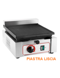 Piastra Media in Ghisa - Base Liscia - cm 38x32x19h - PM1015LB