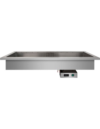 Vasca Refrigerata da Incasso Statica 2xGN 1/1 Altezza 150 cm
