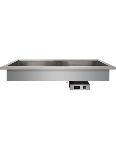Vasca Refrigerata da Incasso Statica 2xGN 1/1 Altezza 150 cm