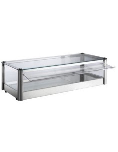Vetrina Riscaldata Rettangolare Dim: 87x37x24h cm - KB81R