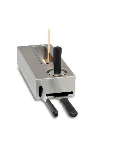 Kit per Crepiera - 2 Spatole Inox - 2 Rastrelli a T - 1 Tampone - CK3