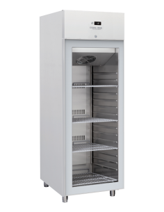 Armadio Frigo Vetrina Acciaio Inox GN2/1 Ventilato - QRG6