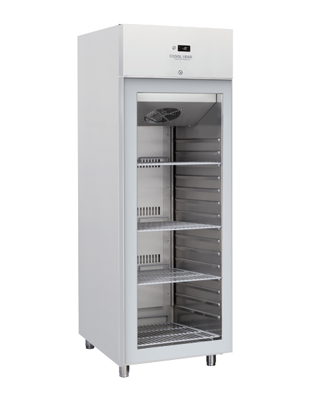 Armadio Frigo Vetrina Acciaio Inox GN2/1 Ventilato - QRG6