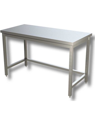 Tavolo in Acciaio Inox - Dimensione cm 160x60x85h - DSTGSR166