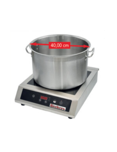 Piastra a Induzione da Banco Vetroceramica Diametro da 14 a 40 cm