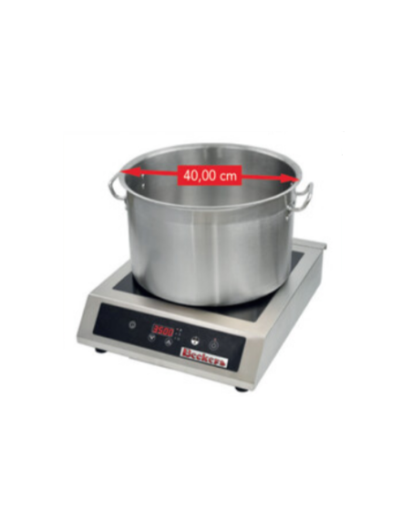 Piastra a Induzione da Banco Vetroceramica Diametro da 14 a 40 cm