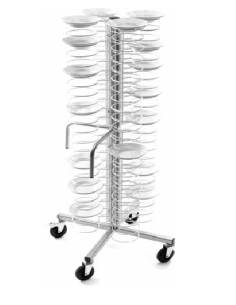 Carrello PortaPiatti Griglie Verniciate 96 Piatti 18-23 - CA1437