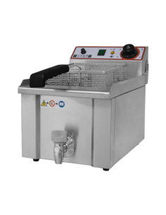 Friggitrice Elettrica FBR7 Rubinetto Scarico Capacità Olio 7 Lt