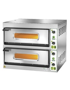 Forno Elettrico Pizza Doppia Camera di Cottura - FES6+6