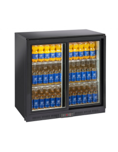 Frigo Bevande Retrobanco GDS208 2 Porte Vetro Scorrevoli